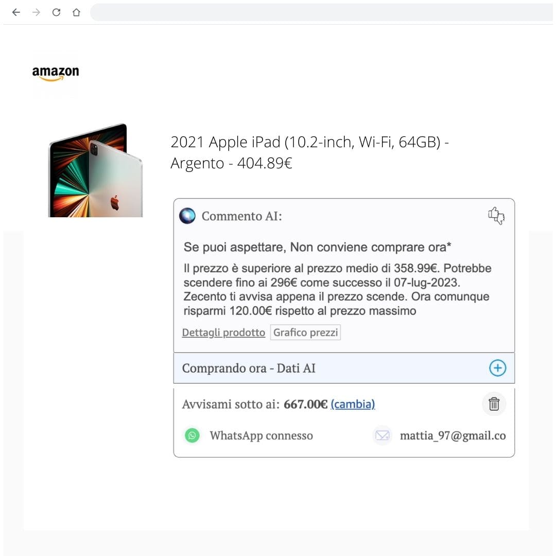 Demo page extension zecento